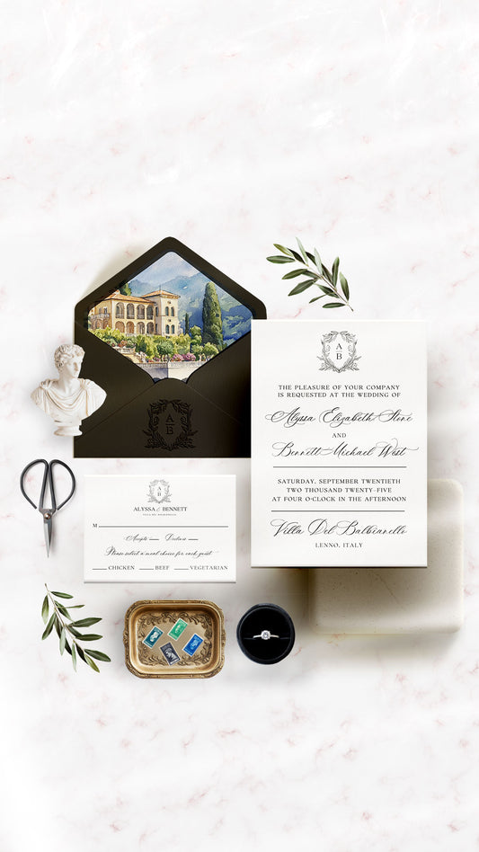 Wedding Invitation + Brand |  Alyssa